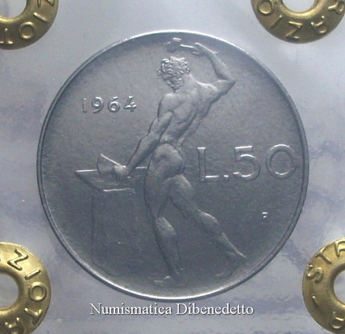 Repubblica italiana 50 lire - -,