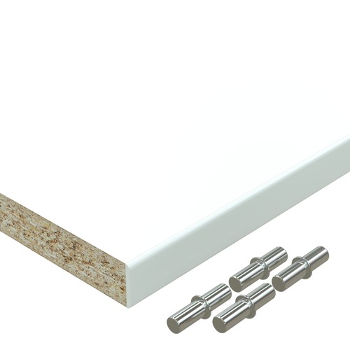Mensole 19mm legno bianco - mensole,