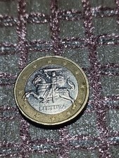 MONETA 1 EURO LIETUVA LITUANIA