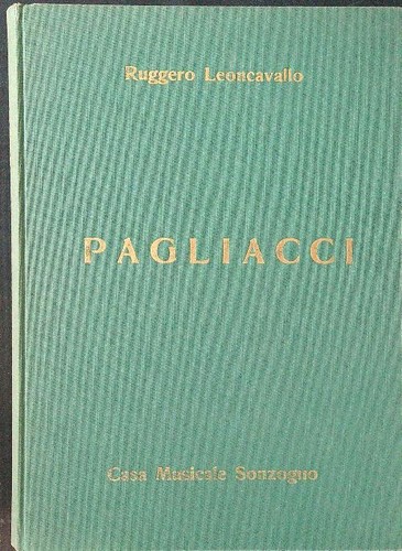 Pagliacci riduzione per canto - per,