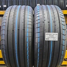 2x PNEUMATICI USATI 225/55 R17