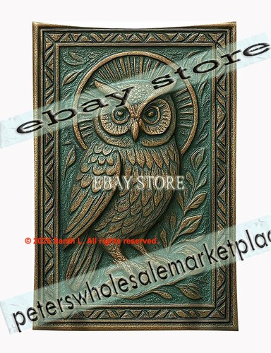 Arazzo totem gufo celeste - totem,