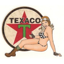 Texaco left sticker - , pin