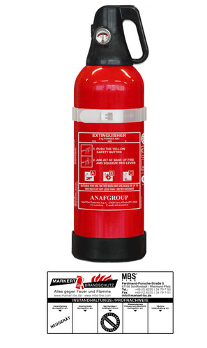 Auto estintore alluminio 2kg - alluminio,