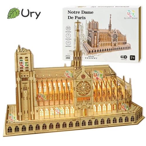 Puzzle legno notre - legno, 3d