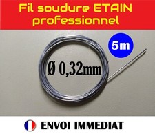 5m / Ø 0,32mm - Fil d'étain