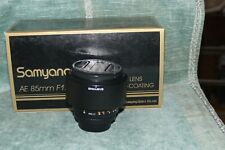 Samyang 85/1,4 per Nikon in confezione originale, come nuovo