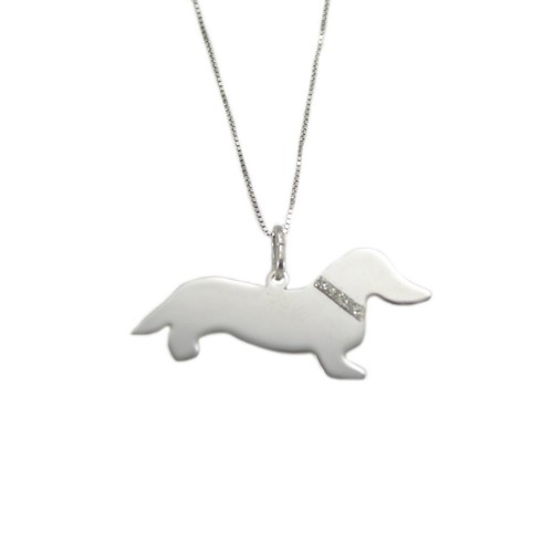 Collana con pendente - , bassotto