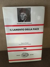 IL LAMENTO DELLA PACE Erasmo