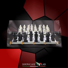 TECA IN PLEXIGLASS ACRILICO-SHOWCASE-TECA LEGO 76392 LA SCACCHIERA DI HOGWARTS