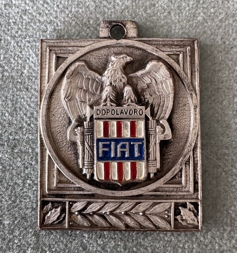 Medaglia tiro segno fiat - medaglia, a