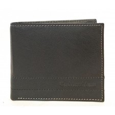 Portafoglio in pelle c/patta e