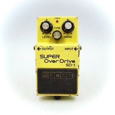 BOSS SD-1 Super Overdrive JRC4558DD 1985 Made In Japan Pedale effetto ACA 612900