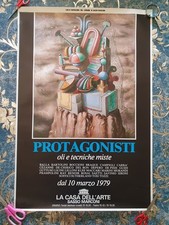 La Casa Dell'arte Sasso Marconi Manifesto 1979 Protagonisti Originale D'epoca