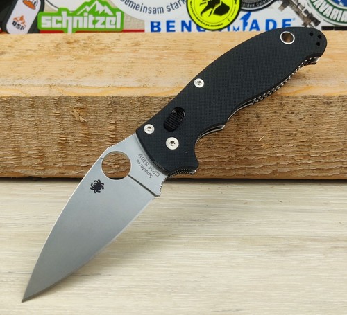 Spyderco manix plain g10 - plain,