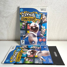Rayman Raving Rabbids TV Party NINTENDO WII PAL ORIGINALE COMPLETO MULTI LINGUA