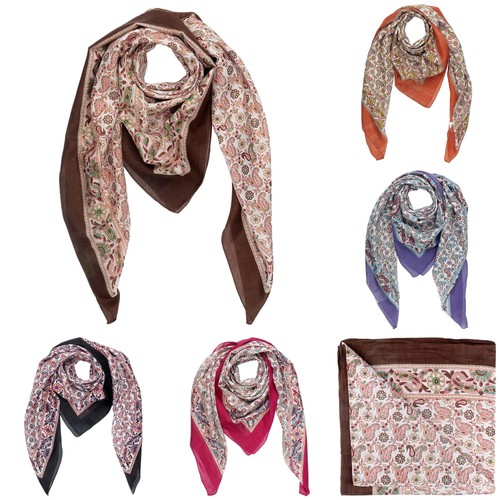 Baumwolltuch paisley allover - baumwolltuch,
