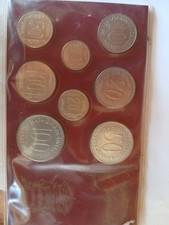 Numismatica Serie Di Otto monete Federativa Republika Yugoslava dinari originale