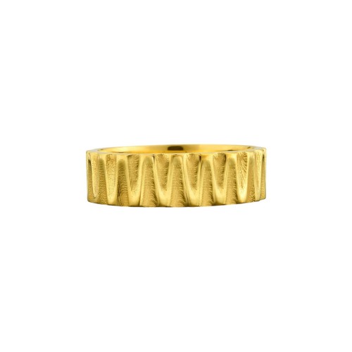 Anello argento testurizzato - in,