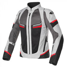 GIACCA MOTO DONNA AIRJET 5 CLOVER LADY AIR ESTIVO ROSSO-GRIGIO-NERO