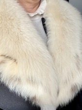 Collo in pelliccia vera pelliccia di volpe linciata
