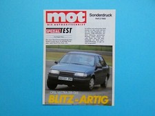 Prospekt / Sonderdruck - mot - Test - Opel Vectra A - 2,0i GLS - 2/1989