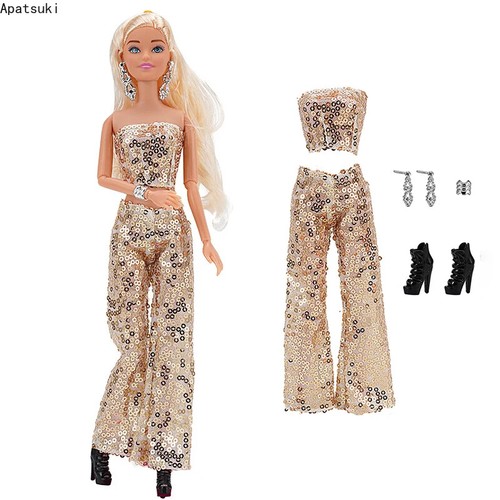 Set vestiti paillettes - , oro