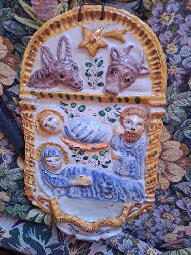 Acquasantiera presepe - presepe, da