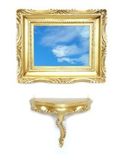 SET CONSOLE MENSOLA + SPECCHIO