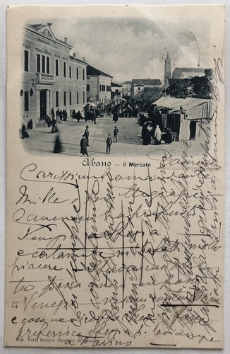 Abano terme mercato animata - terme,