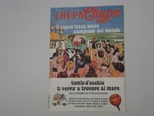 advertising Pubblicità 1974 LECCA LECCA CHUPA CHUPS