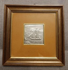 ANTIQUE SILVER LAMINATE PLATE