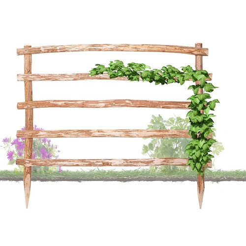 Graticcio legno giardino - graticcio,