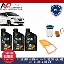 KIT TAGLIANDO LANCIA YPSILON 1.3 MULTIJET 16V 2015  + 3LT OLIO SELENIA WR 0W30