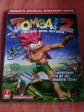 TOMBI/TOMBA 2 STRATEGY GUIDE PS1 PSX PSone SONY ONLY ONE ON EBAY