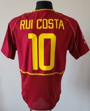 Maglia Nike Portogallo 2002 - 2004 Home Football #10 Rui Costa taglia Medium Adulto