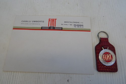 Busta con portachiavi fiat - con, e