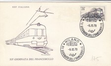 6/12/1970 6  FDC" XII GIORNATA DEL FRANCOBOLLO " 1° GIORNO EMISSIONE   (L175)
