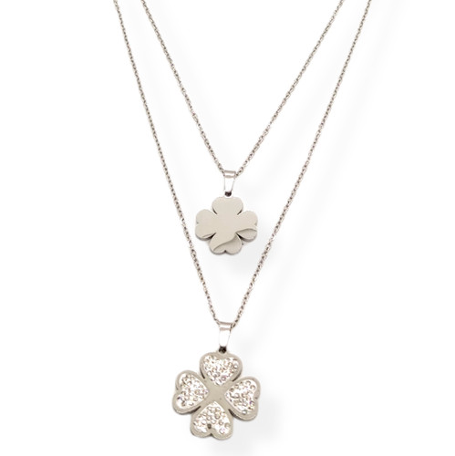Collana quadrifoglio donna - donna, in