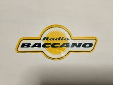 ADESIVO RADIO BACCANO VINTAGE USATO