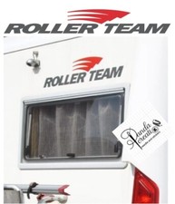 KIT 2 Adesivi Sticker LOGO ROLLER TEAM Decalcomanie CAMPER CARAVAN VINILE