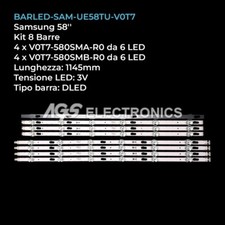 Kit barre strip led - 8, tv