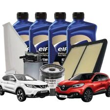 KIT TAGLIANDO NISSAN QASHQAI II 1.5 DCI 81KW 110CV DAL 11/2013 + ELF FE 5W30