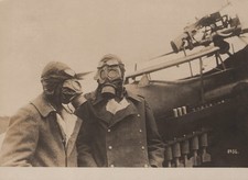 WW1 aviatori tedeschi maschere