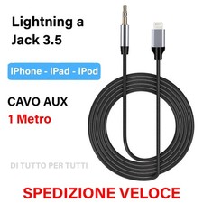 CAVO iPhone JACK 3.5 CAVO AUX ADATTATORE PER IPHONE NAVIGATORE AUTO 1 Metro
