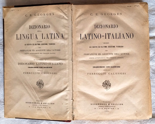 Dizionario latino italiano - dizionario,
