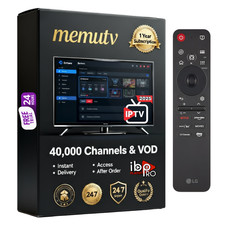 PREMIUM TV STREAM 8K  IT/DE/FR/UK/US/ES /APPLE/ANDROID/TV BOX / SMART TV IBO PRO