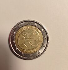 MONETA  2 EURO Repubblica italiana con omino stilizzato UEM 1999-2009 RARA✨✨✨✨✨