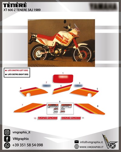 Adesivi 600 tenere - xt,