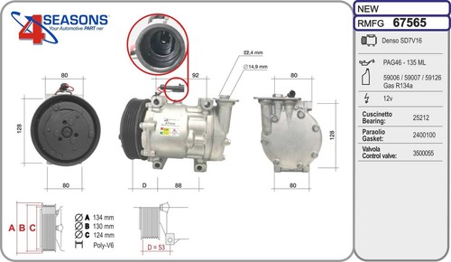 Compressore aria condizionata